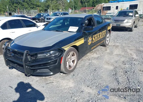 2017 Dodge Charger Police Rwd из США, поврежденный, VIN 2C3CDXAT6HH625064